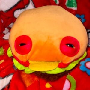 NEW! ZURU FUGGLER x FUGGALICIOUS | Hamburger! 9" Plush RARE QUICK SHIP